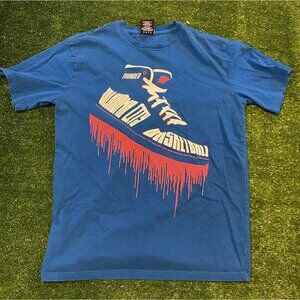 Oklahoma City Thunder shirt mens large blue Unk adult unisex NBA basketball V